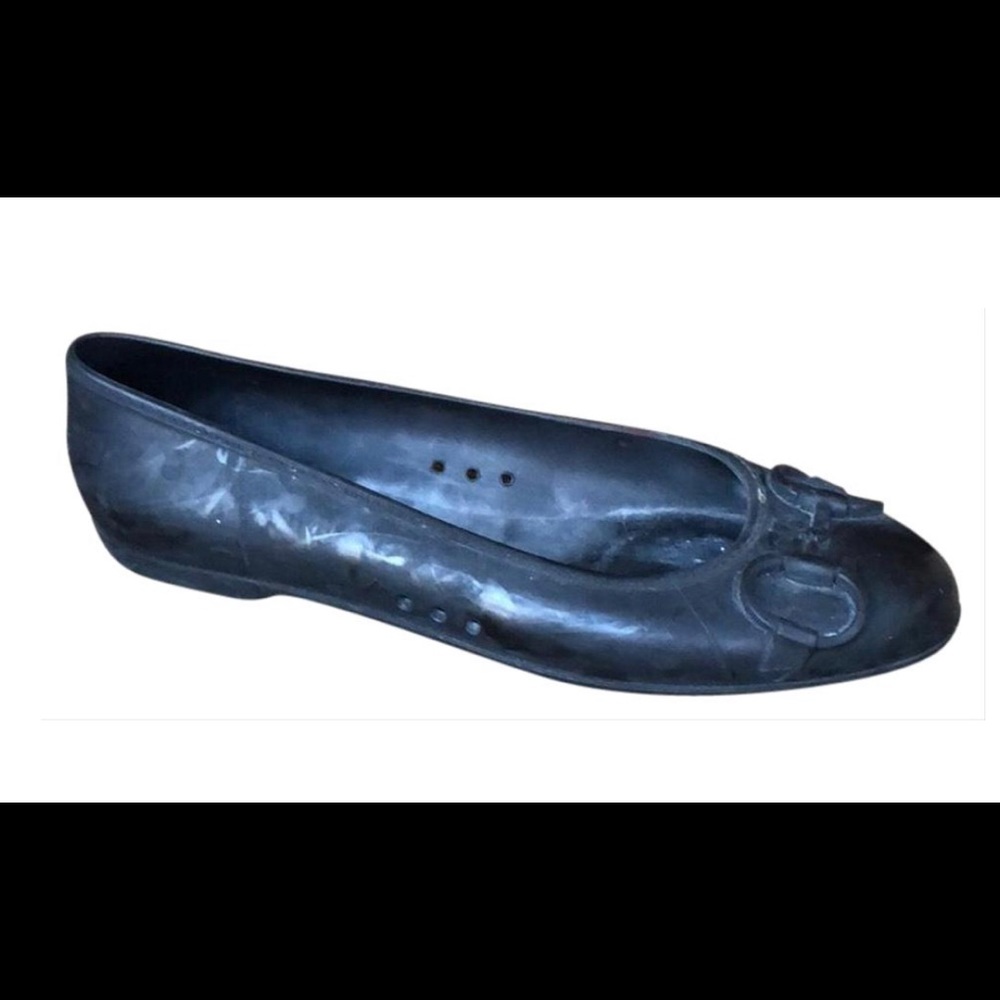 Gucci rubber ballet flats